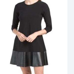 Zara Woman Black Midi Dress. Size Medium.